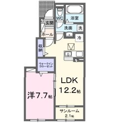 カーサラルゴの物件間取画像